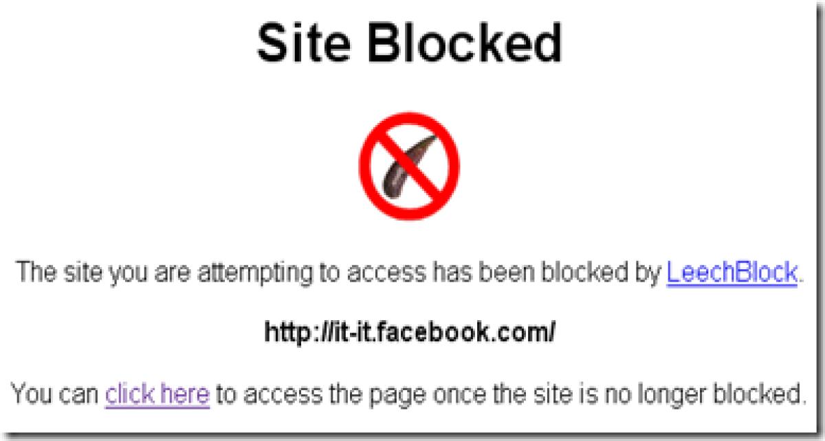 Bloccare siti web con Firefox - 