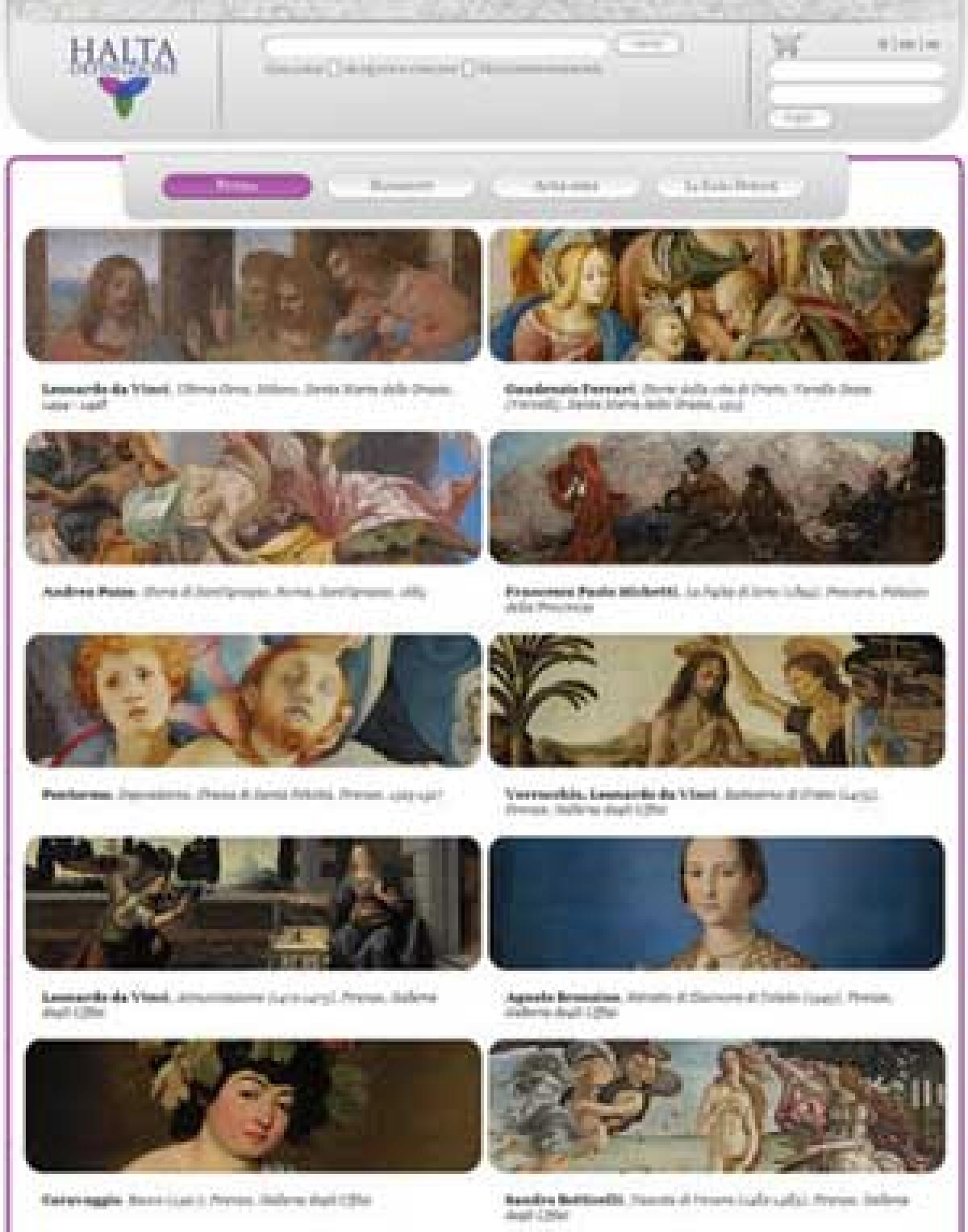 Opere d’arte in HD - 