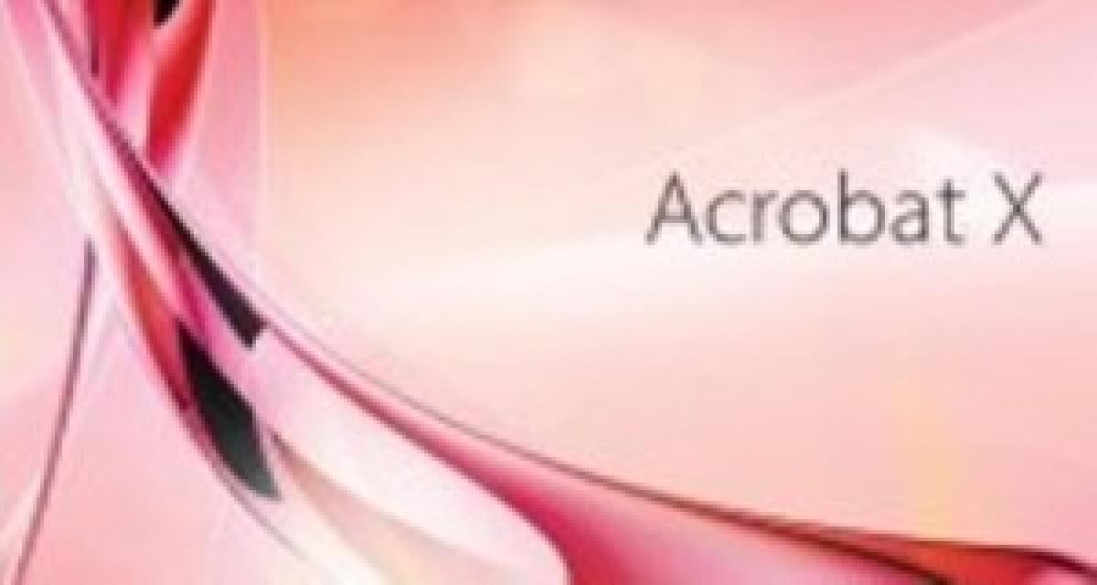 In arrivo Acrobat reader X - 