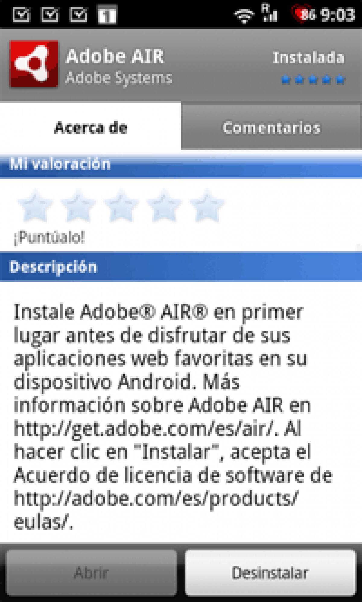 AdobeAir arriva su Android - 
