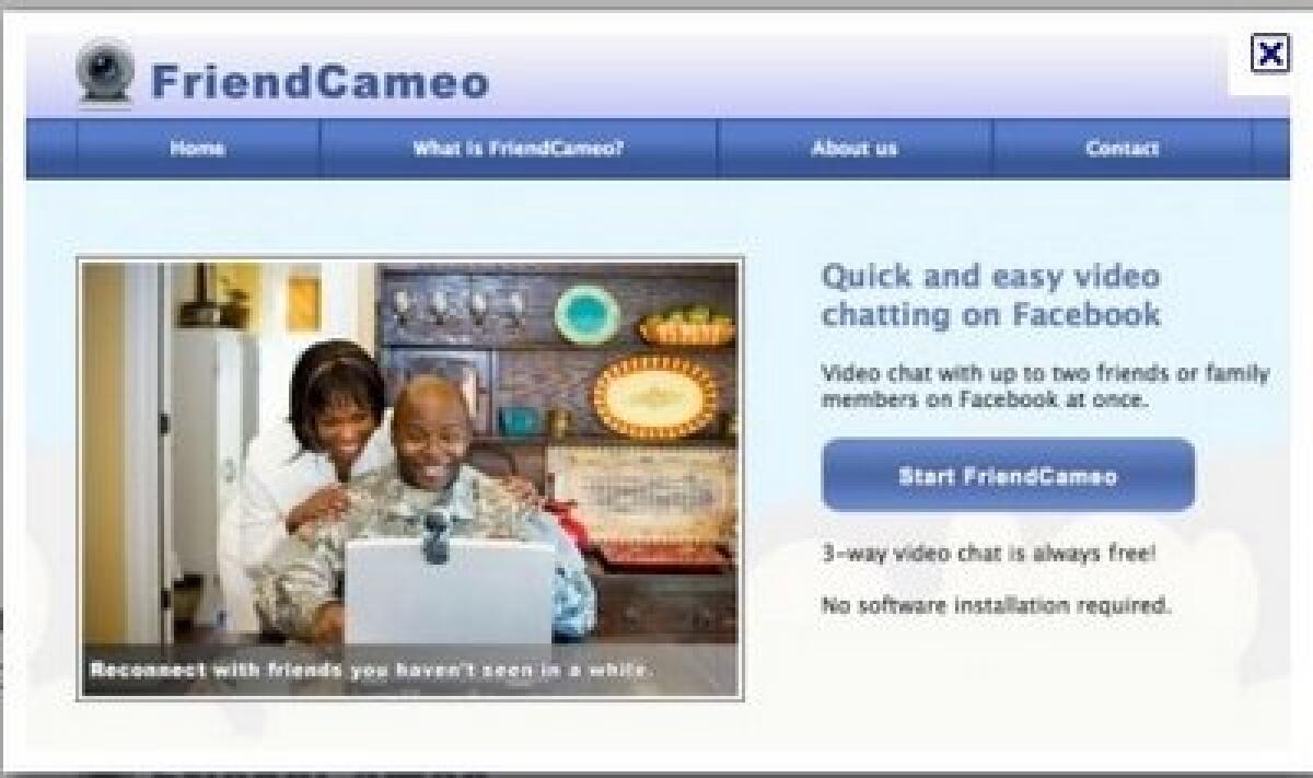 VideoChat con FriendCameo - 