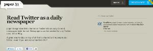 Paper.li, tweet trasformati in un quotidiano online
