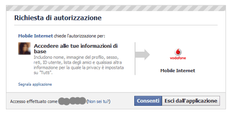 Facebook e Vodafone: in regalo 4 settimane gratis di mobile internet