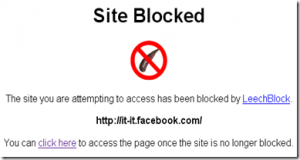 Bloccare siti web con Firefox