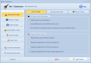 Aumentare prestazioni Windows7