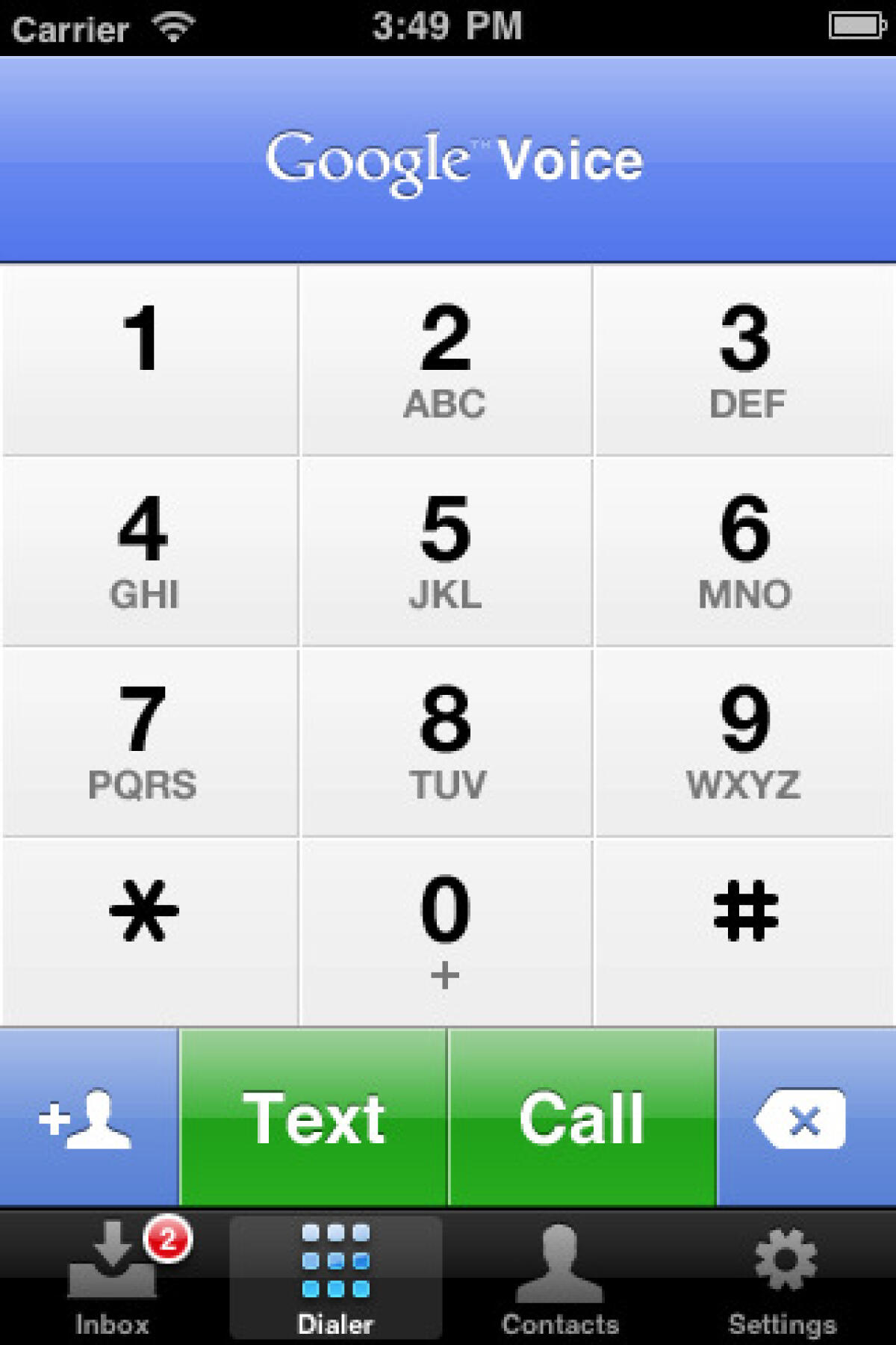 Google Voice, per chiamare tramite VoIP gratuitamente da iPhone, disponibile in App Store USA - 