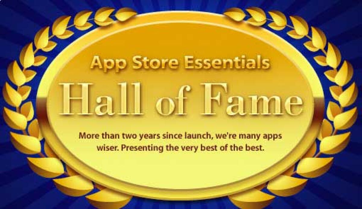 Nuova sezione App Store Essentials Hall of Fame in App Store - 