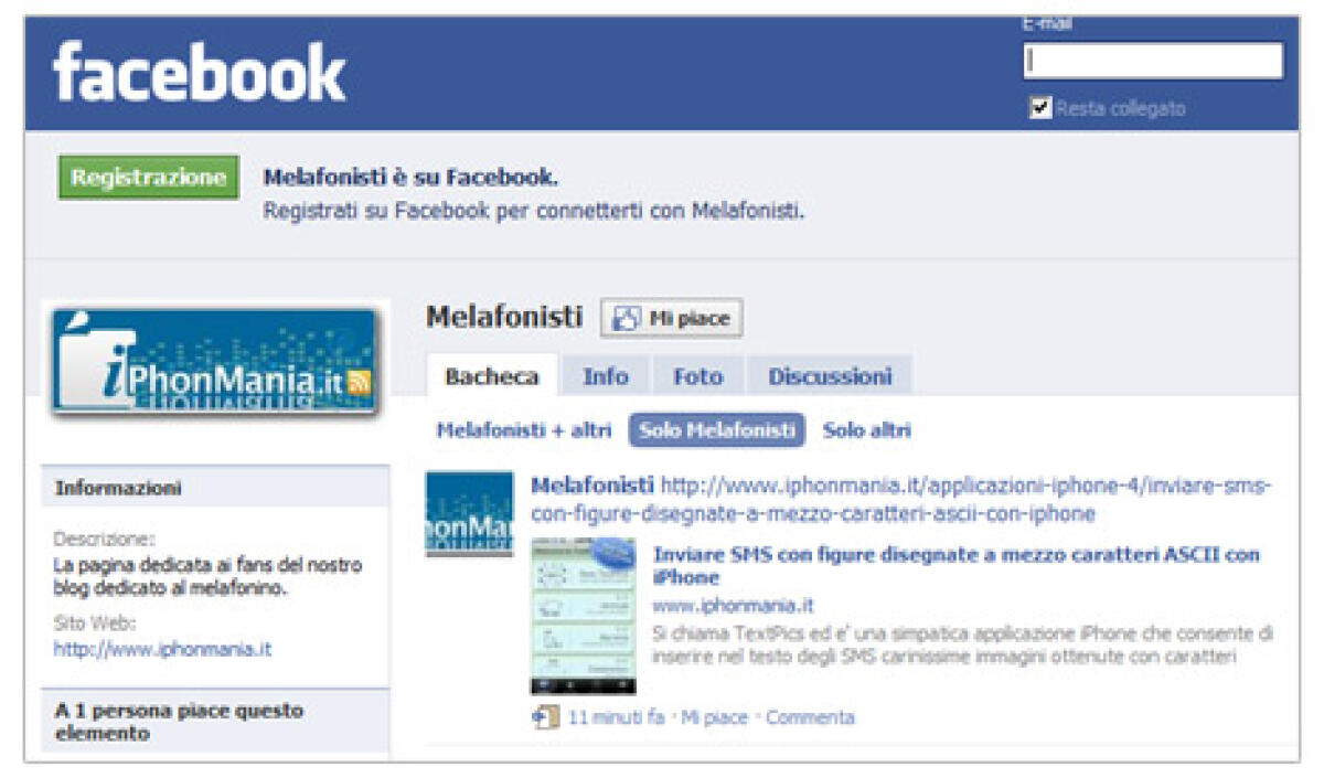 Seguici anche su Facebook! - 