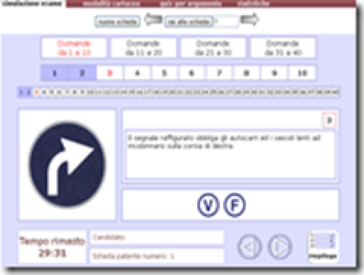 Quiz patente guida online - 