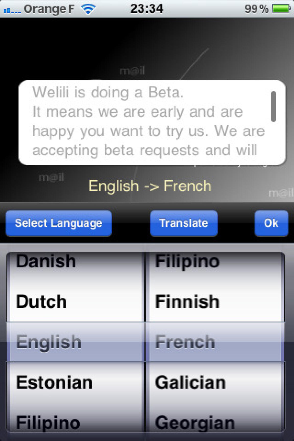 Come tradurre le mail da inviare con iPhone in altre lingue diverse dalla vostra - 