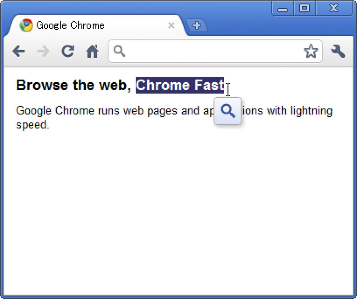 Google Chrome e ricerca testo - 