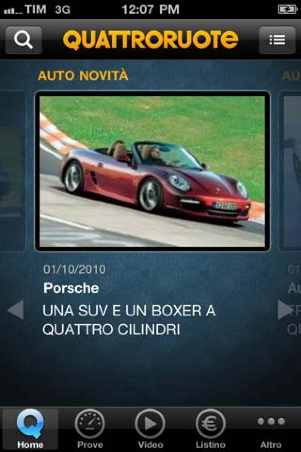 Quattroruote sbarca su iPhone - 