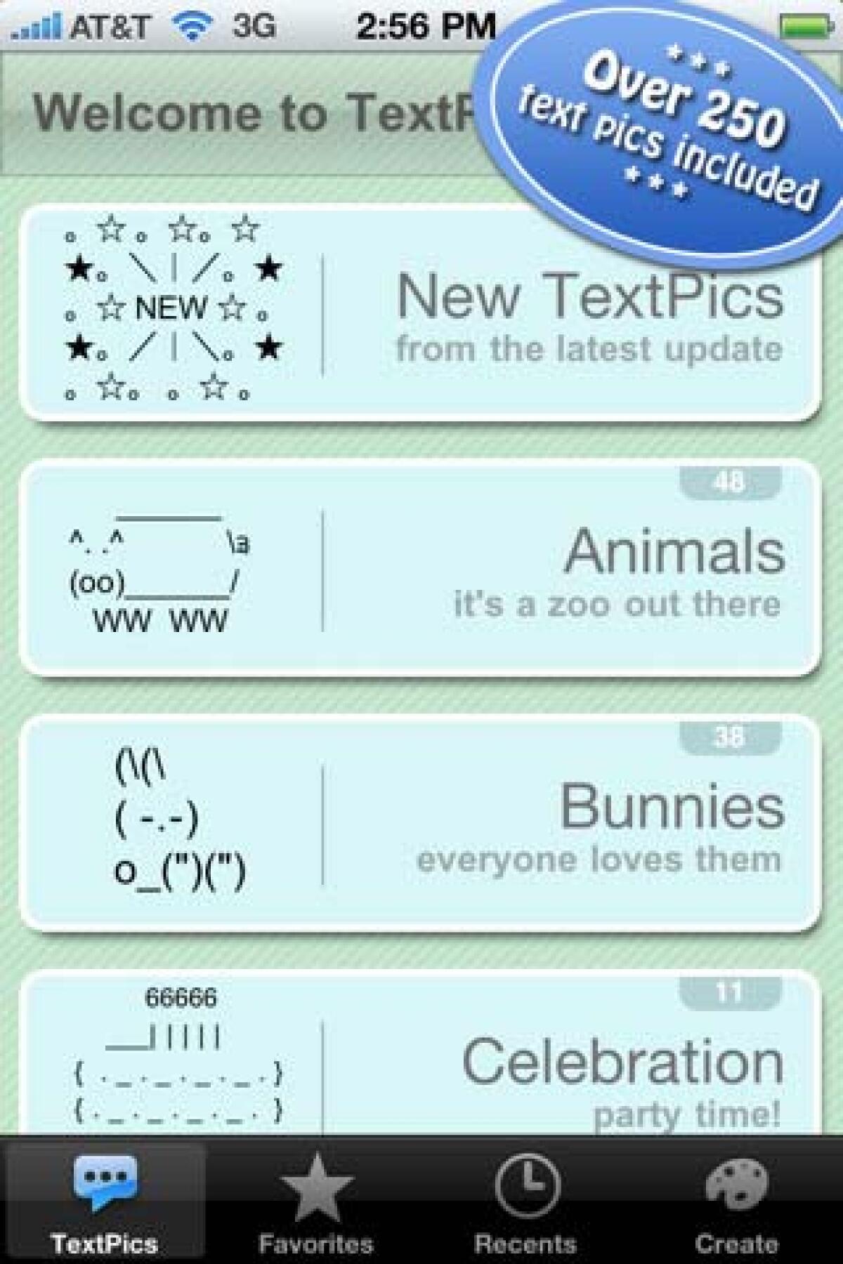 Inviare SMS con figure disegnate a mezzo caratteri ASCII con iPhone - 