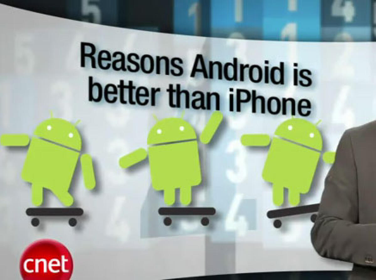 Perche' secondo CNET Android e' da preferire as iOS - 