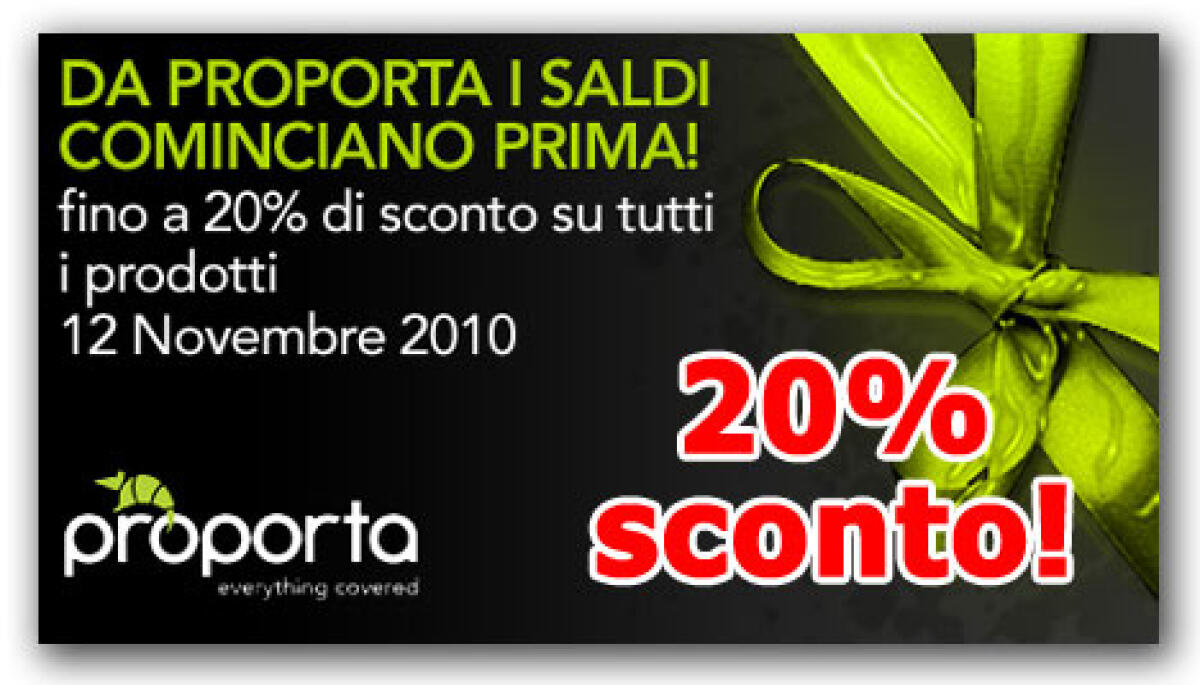 Accessori iPhone: Sconto 20% solo per oggi 12 novembre da Proporta! - 