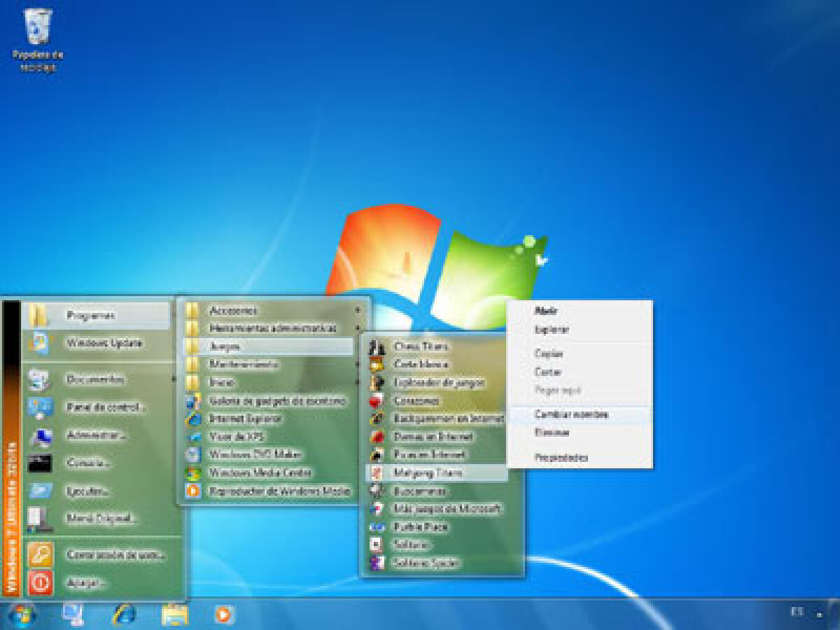 Menu Windows7 come Xp - 