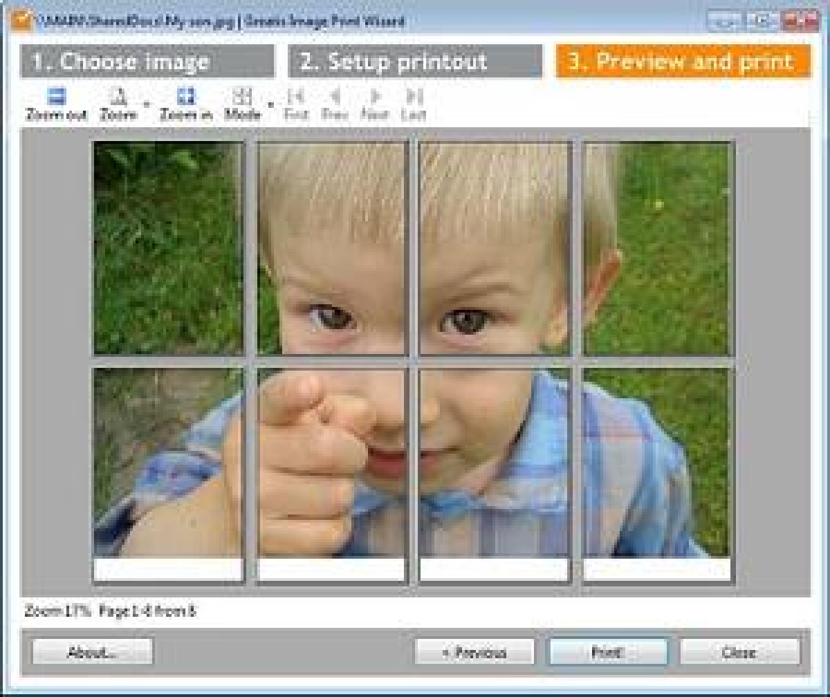 Image Print Wizard, creare e stampare poster - 