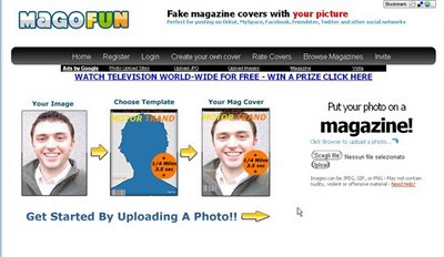 Creare copertine riviste personalizzate