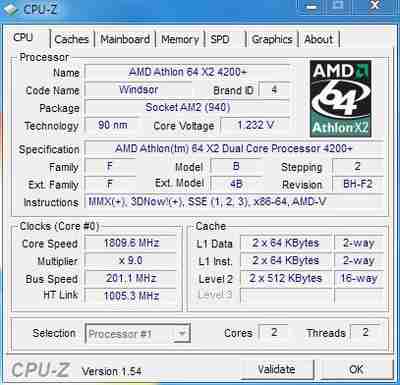 Raggi X del pc con CPU-Z
