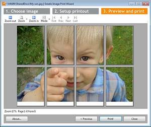 Image Print Wizard, creare e stampare poster