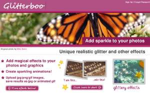 Glitterboo, servizio per decorare le immagini con effetti speciali