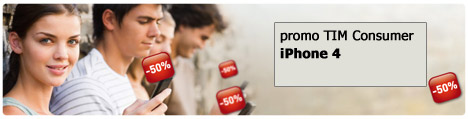 Nuove promozioni TIM Consumer per iPhone 4 in partenza da domani 8 novembre