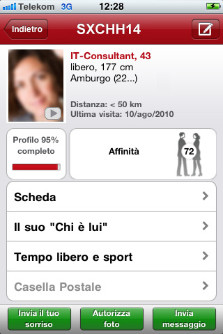 Trova l'anima gemella con iPhone e l'applicazione Parship