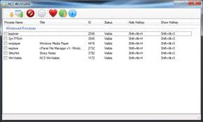 Nascondere applicazioni dalla taskbar