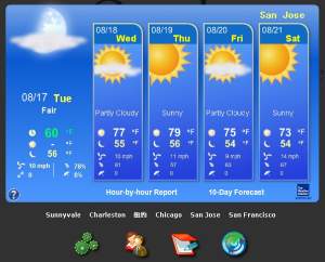 AniWeather, il meteo su Firefox e Chrome in un'estensione
