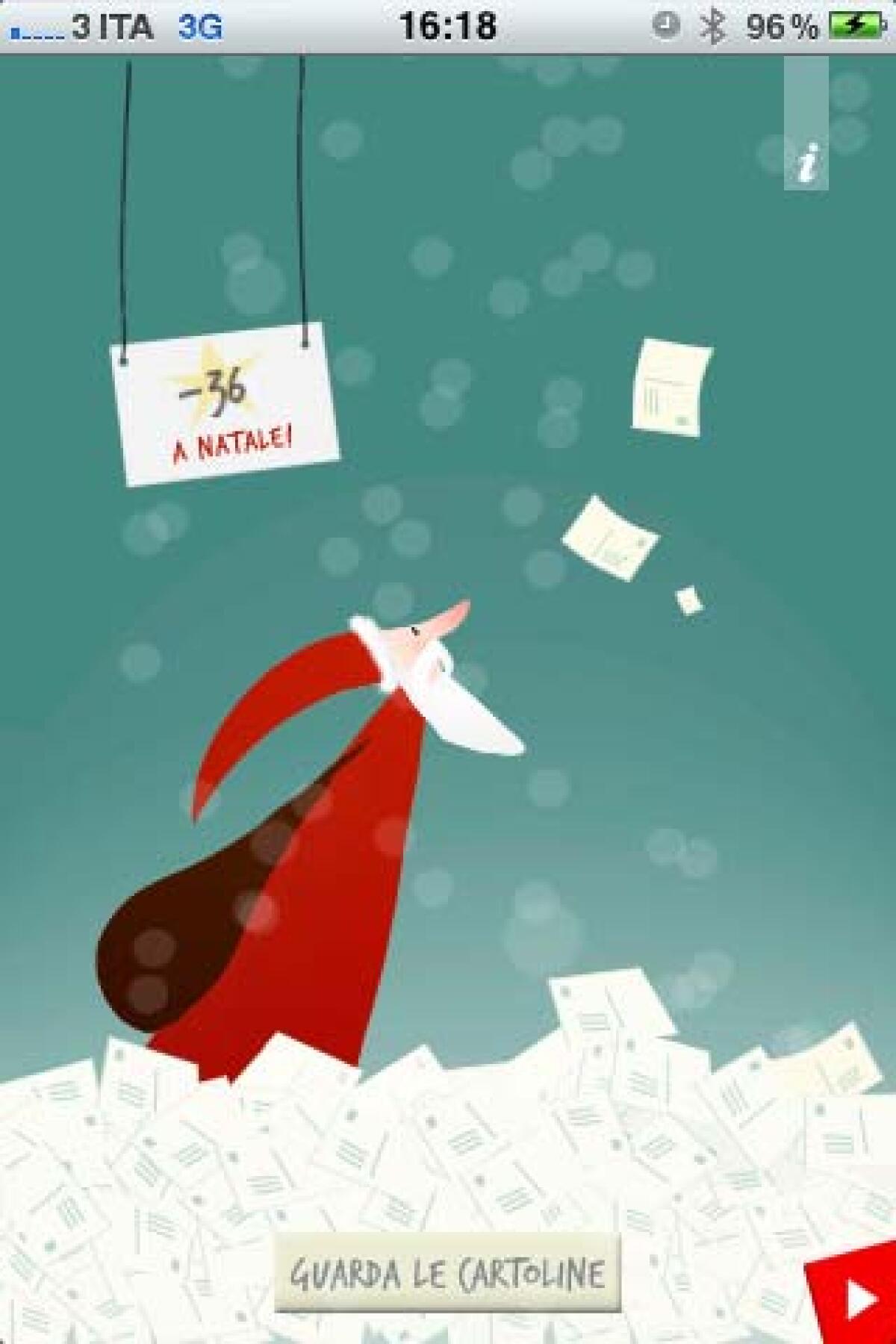 Cartoline Natalizie di auguri per iPhone: inviale con l'app WishArt - 