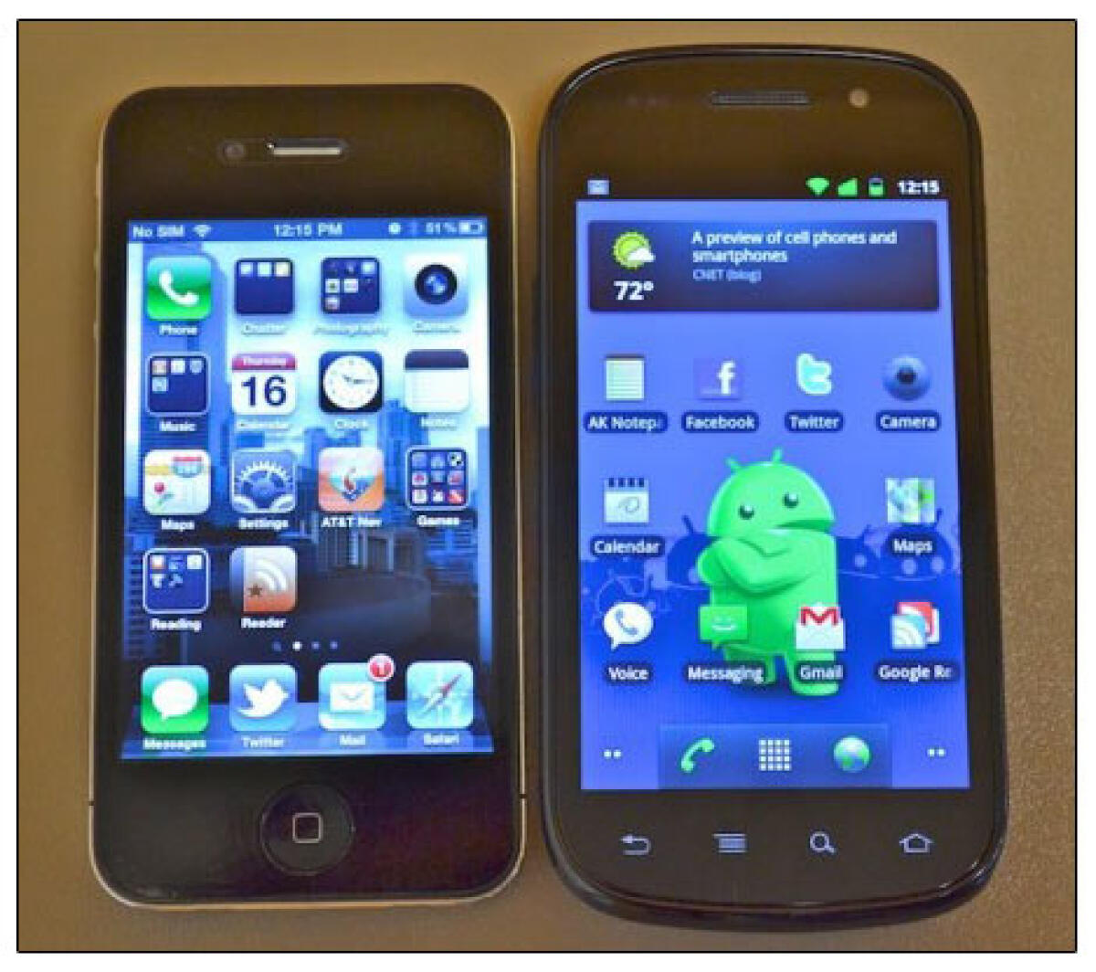 iPhone 4 Vs Google Nexus S - 