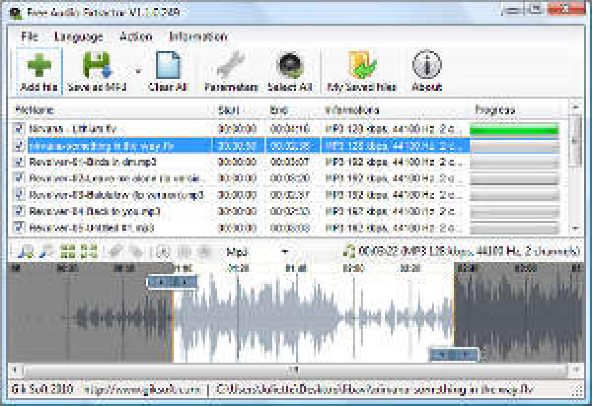 Free Audio Extractor, estrarre audio e convertirlo - 