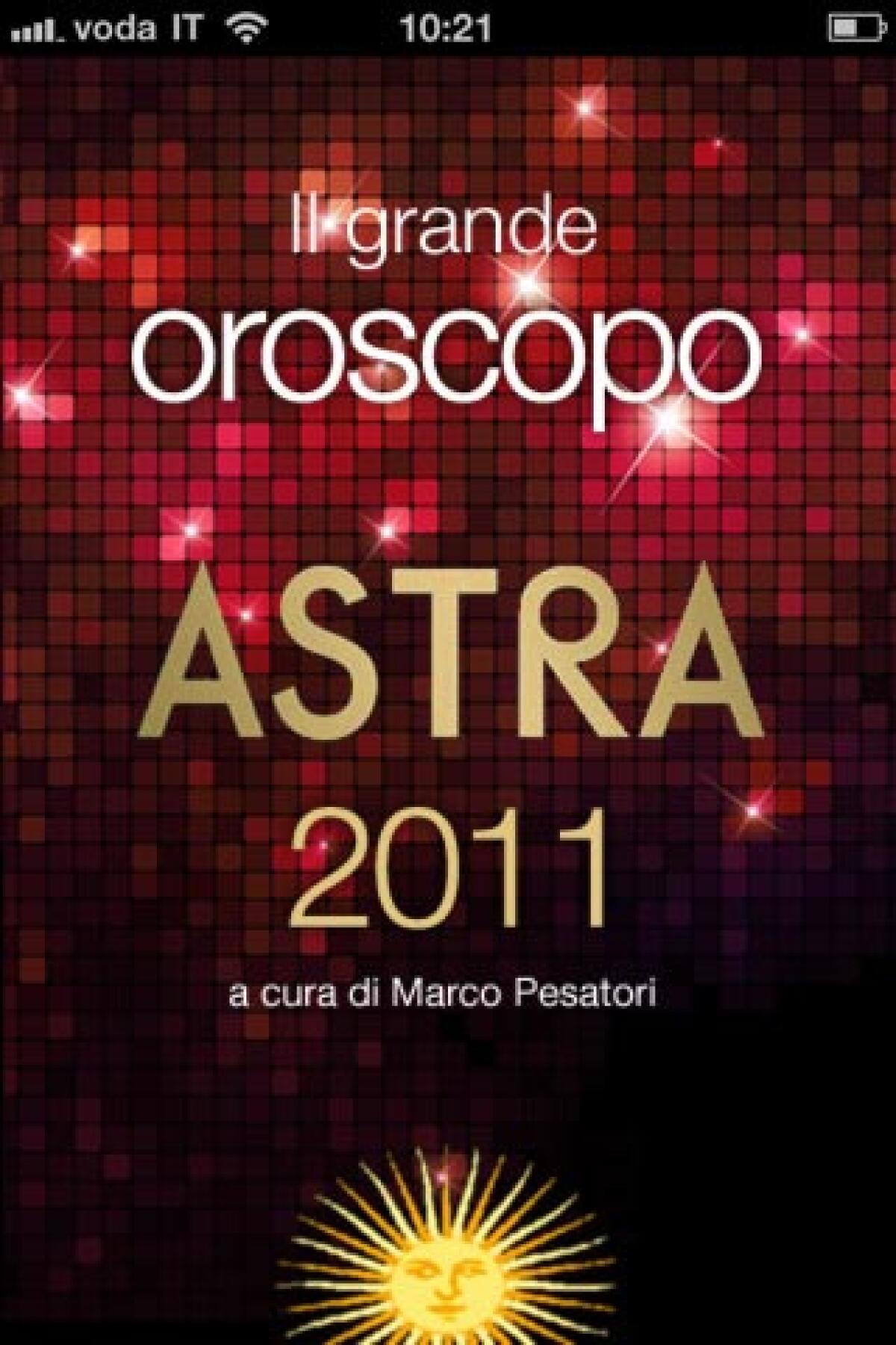 Oroscopo su iPhone? Ci pensa l'applicazione Astra 2011 - 