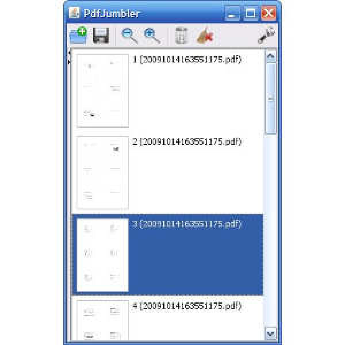 PDFJumbler servizio per organizzare i PDF - 