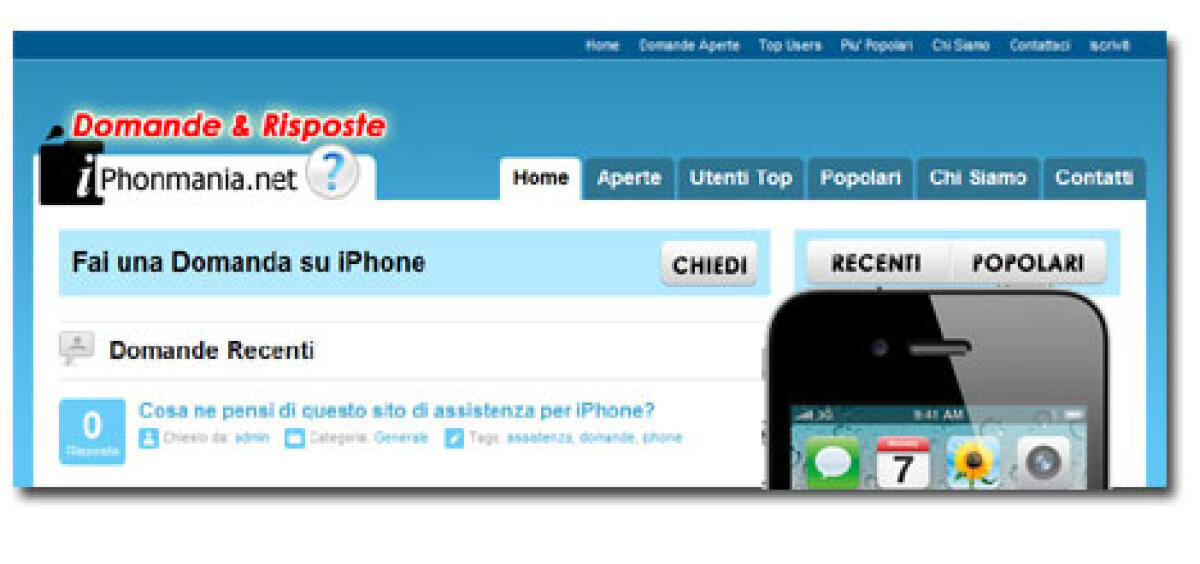 Ecco il nostro sito di Supporto iPhone: Domande e Risposte! - 