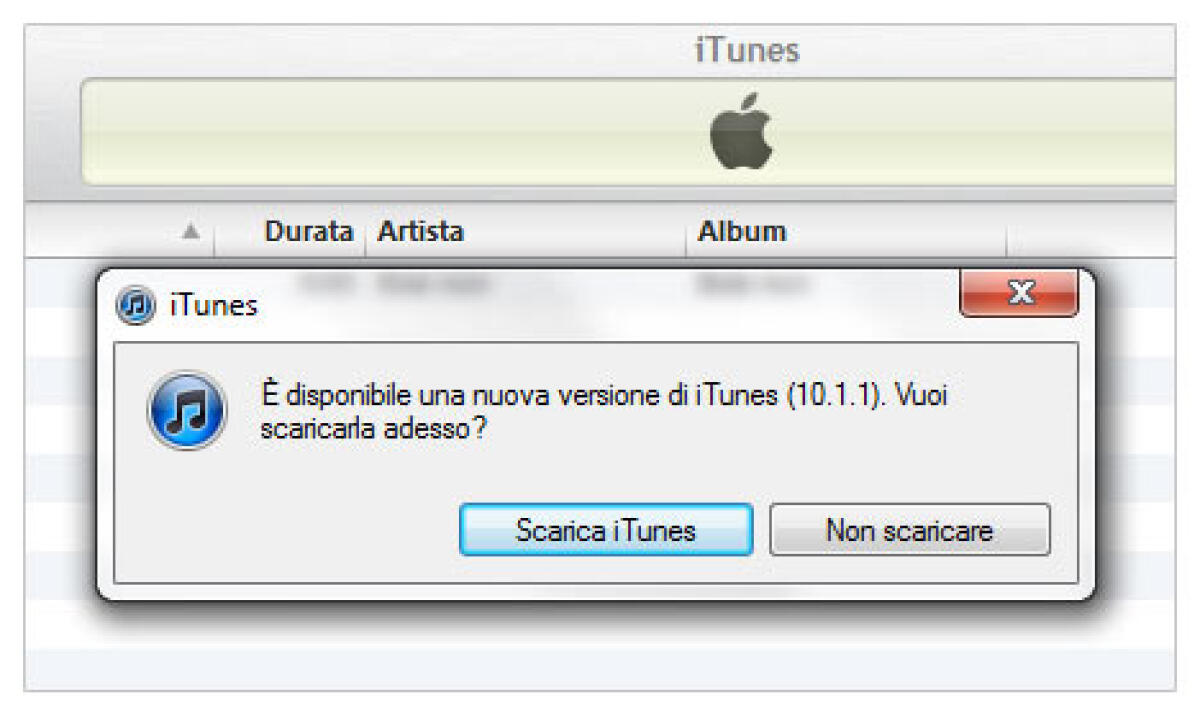 iTunes disponibile per il download l'update alla versione 10.1.1 - 