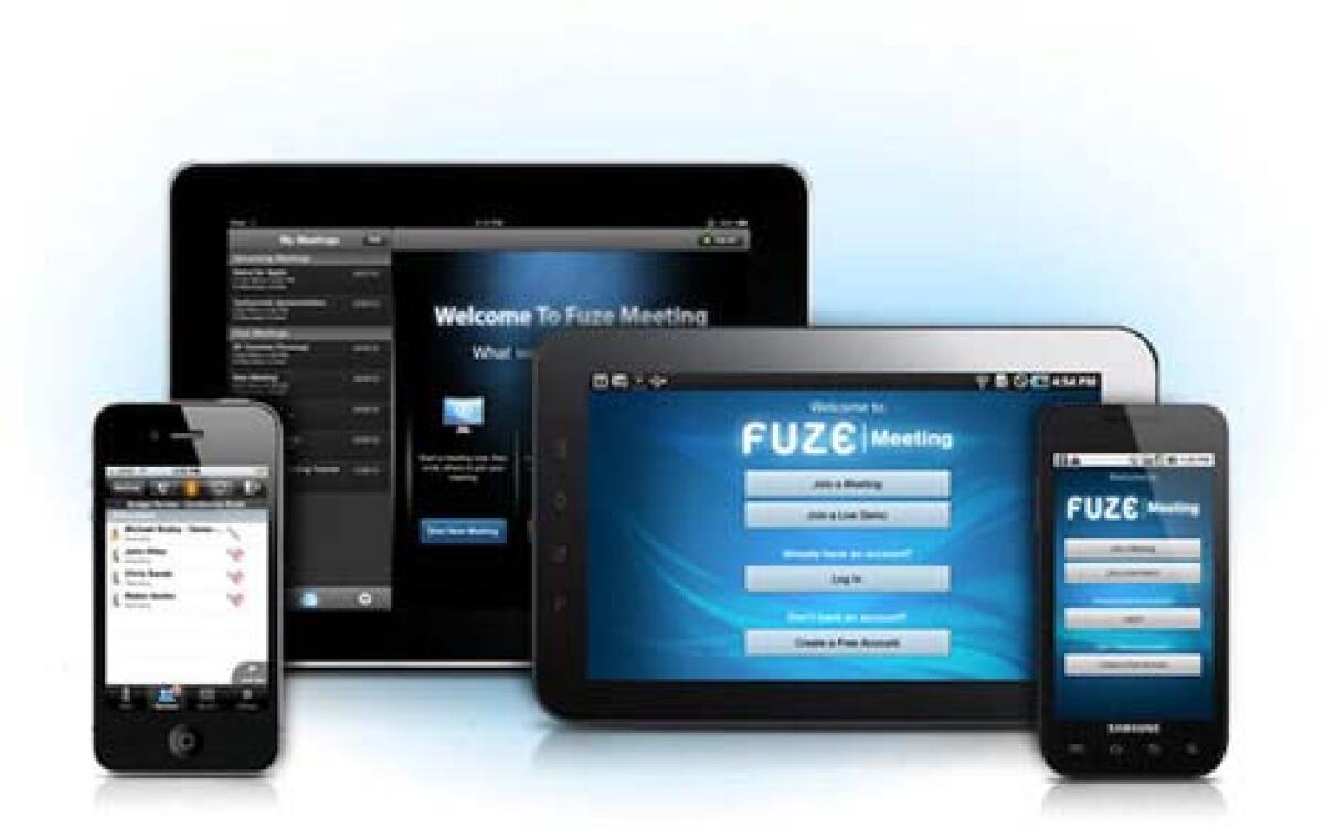 Videoconferenza ad alta definizione su iPhone ed altri smartphone? Sara' possibile grazie a Fuze Meeting - 