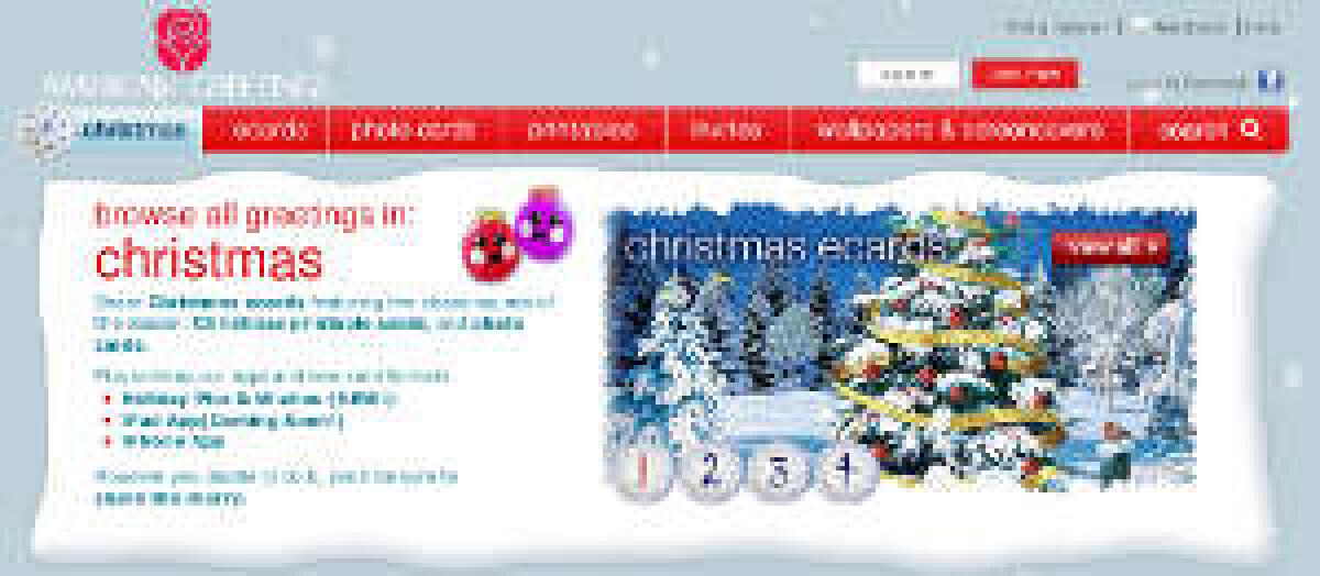 American Greetings, servizio per inviare eCards Natalizie - 