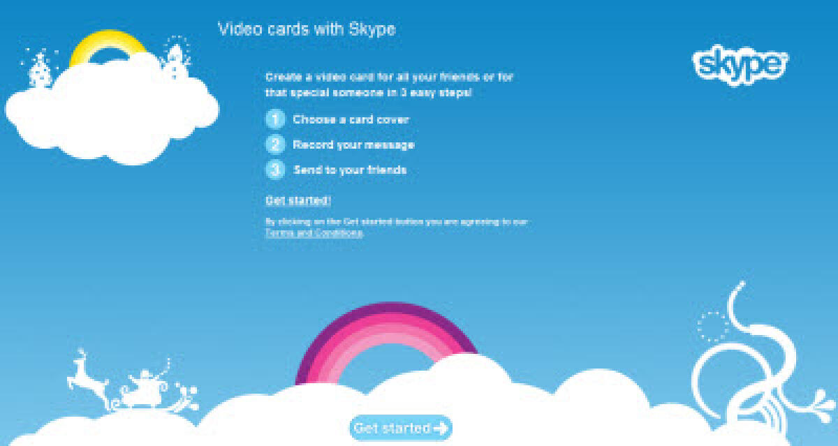 Inviare video cartoline elettroniche per Natale - 