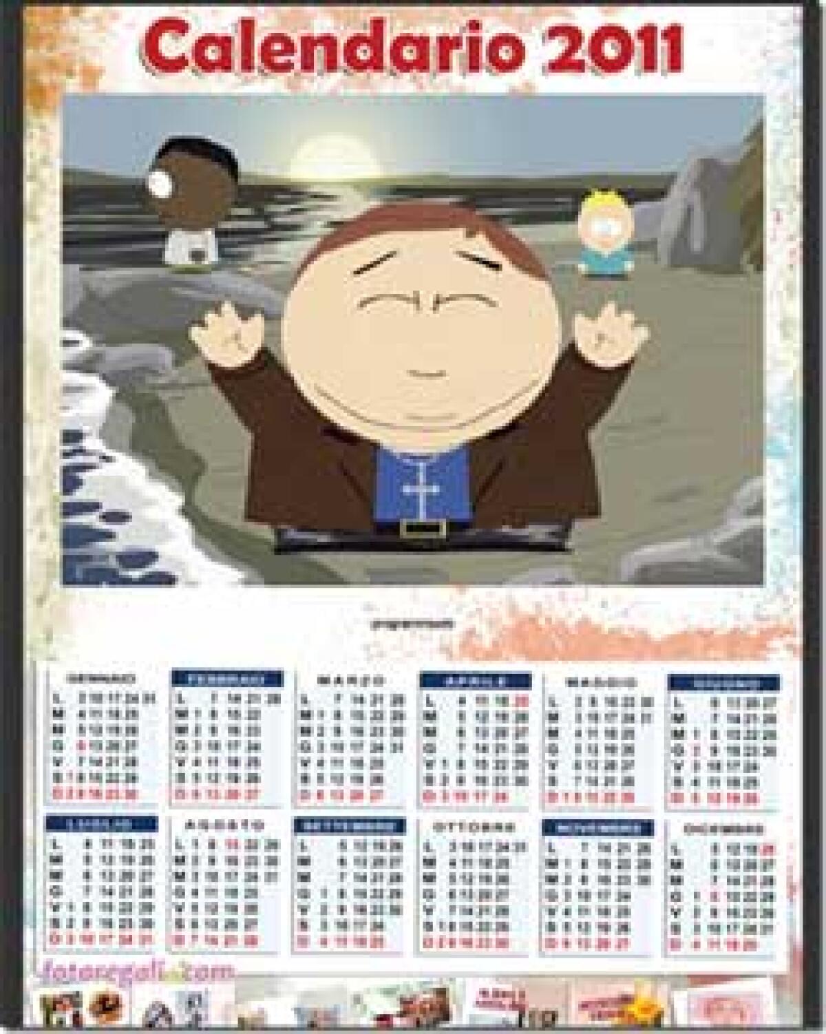 Calendario 2011 personalizzato - 