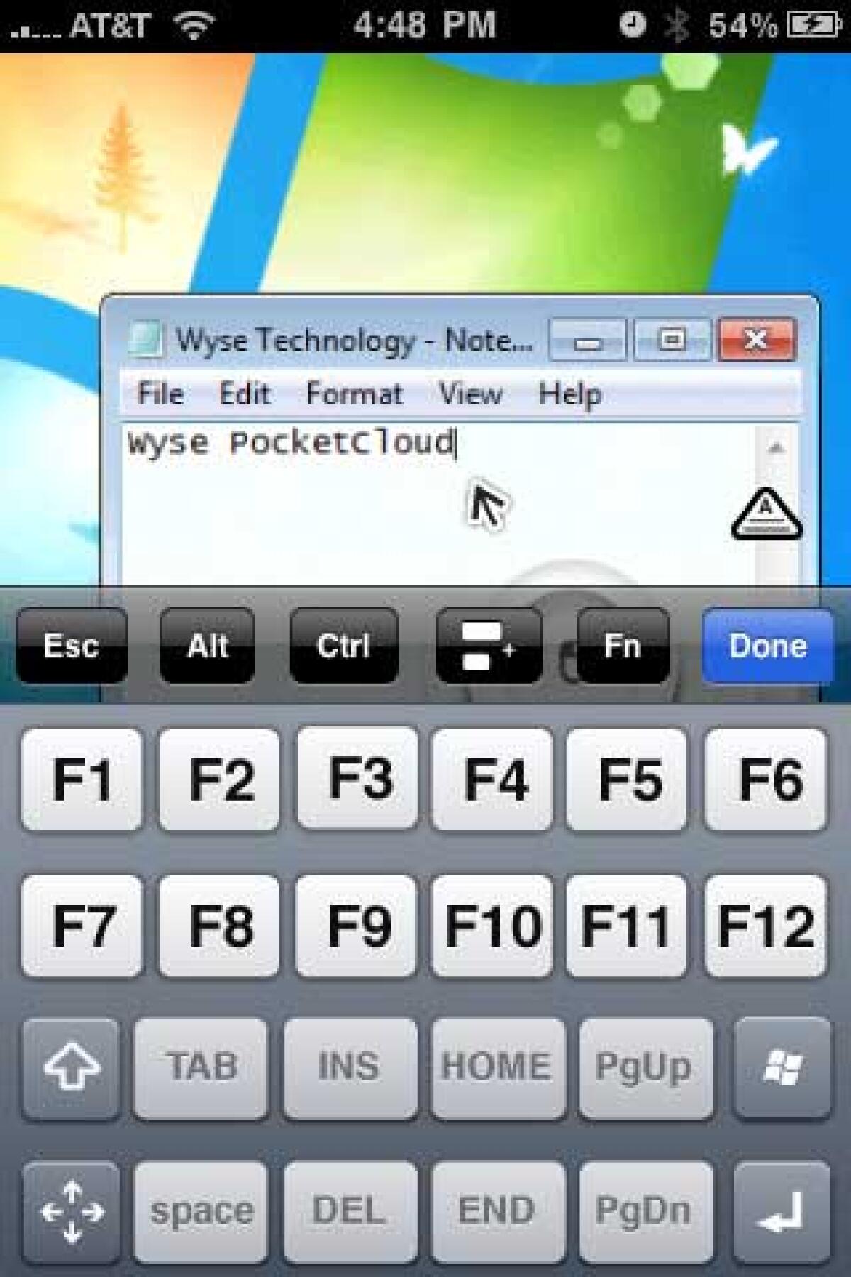 PocketCloud, applicazione desktop remoto per iPhone - 