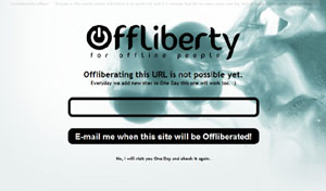 Accedere a contenuti online con Offliberty