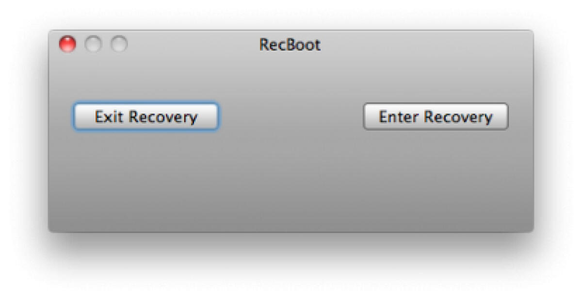 iPhone: finalmente RecBoot 2.1 disponibile per il download - 