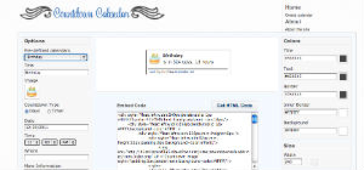 Countdown Calendar, creare badge con timer per eventi importanti - 