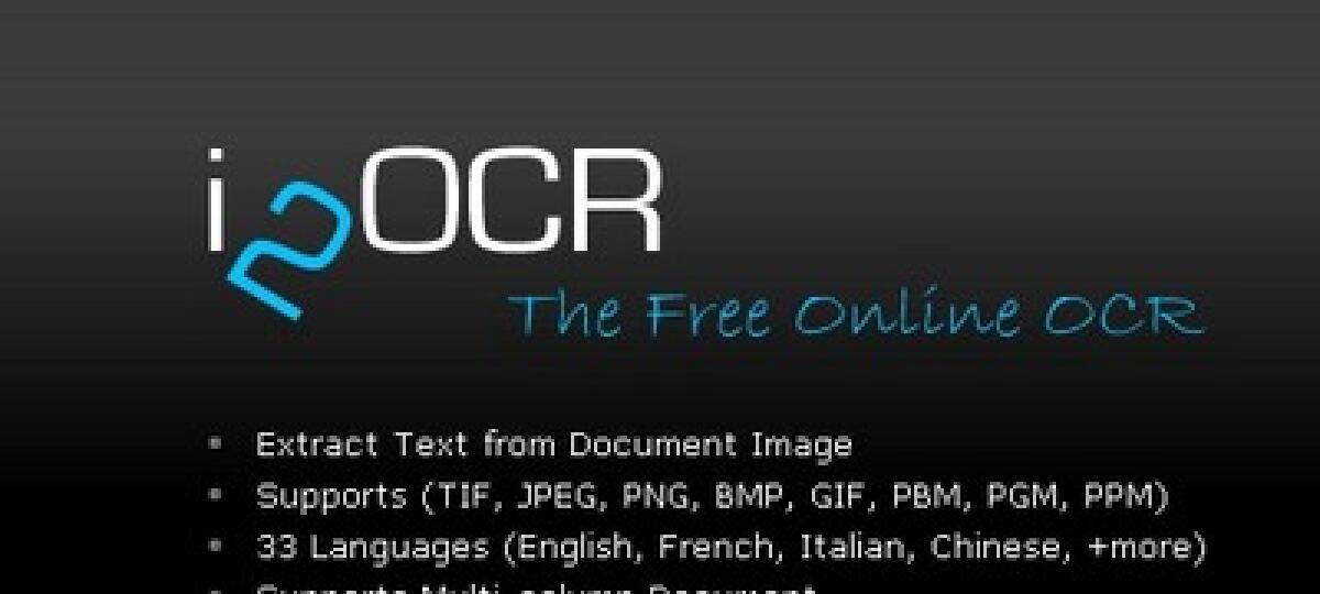OCR Online: nuovo servizio - 