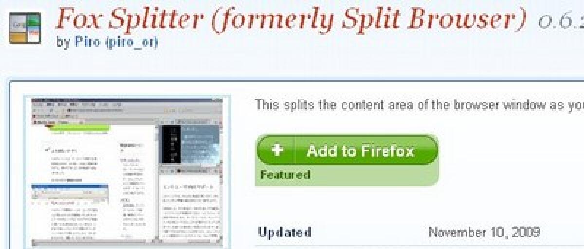 Come suddividere la finestra di Firefox - 