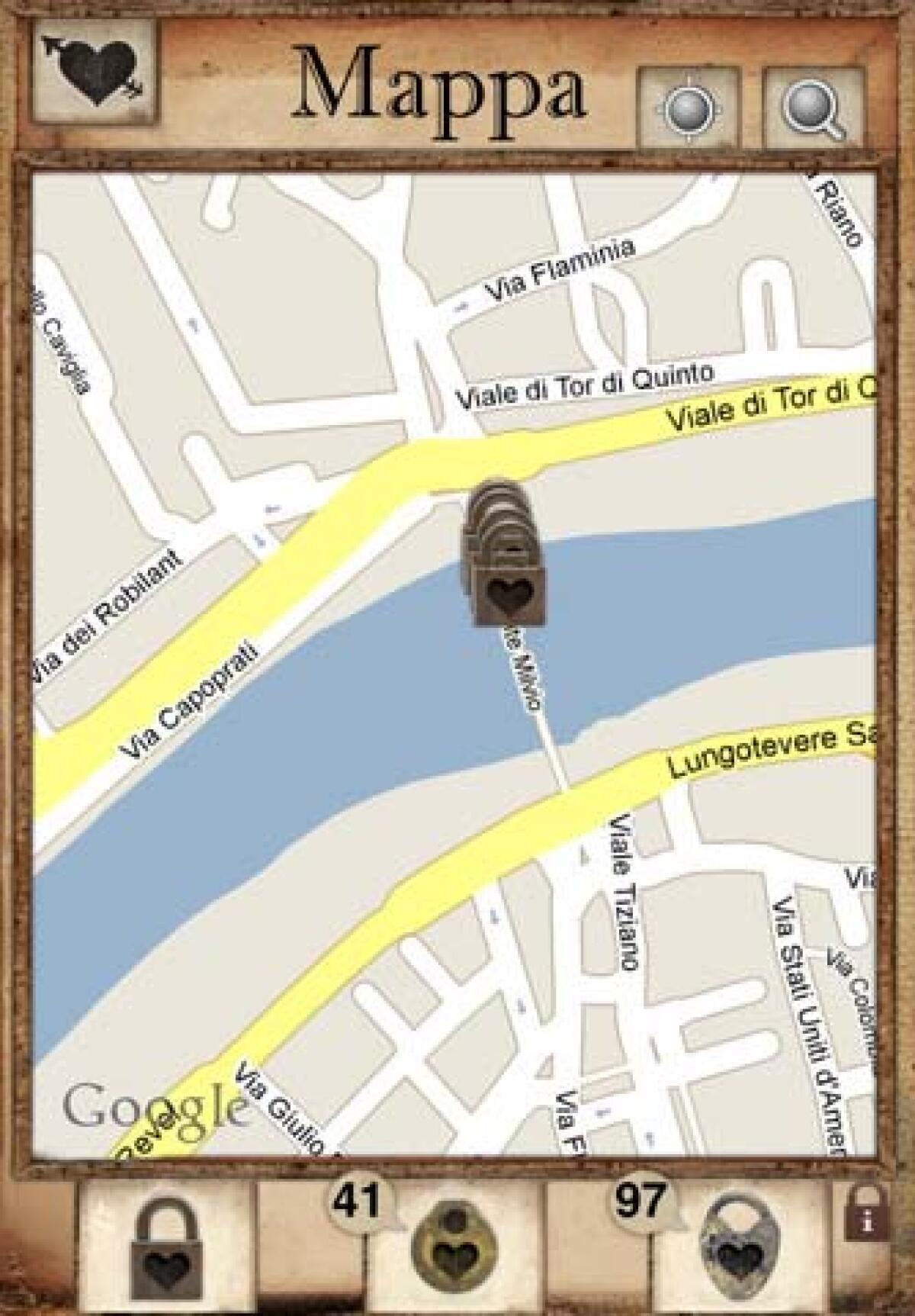 iLoveLocks, l'app iPhone che mette i Lucchetti al Tuo Amore - 