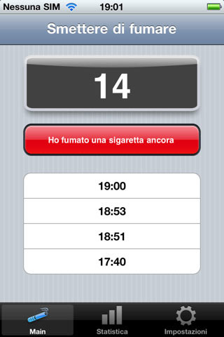 Getta la sigaretta grazie all'app iPhone I Stop Smoking!