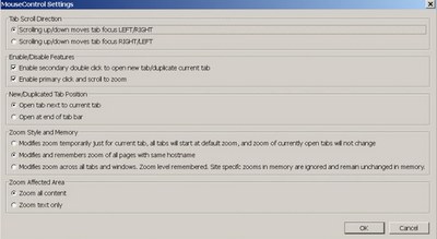 MOuseControl, add on Firefox per spostarsi da una scheda all'altra