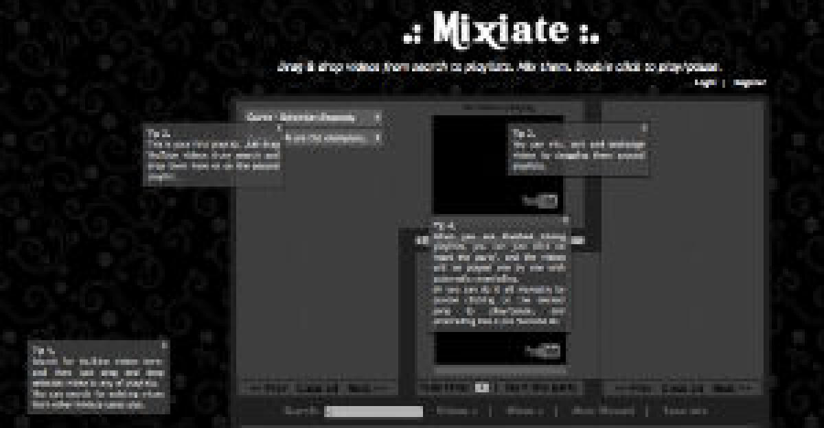 Mixiate, servizio per mixare due video di Youtube insieme - 